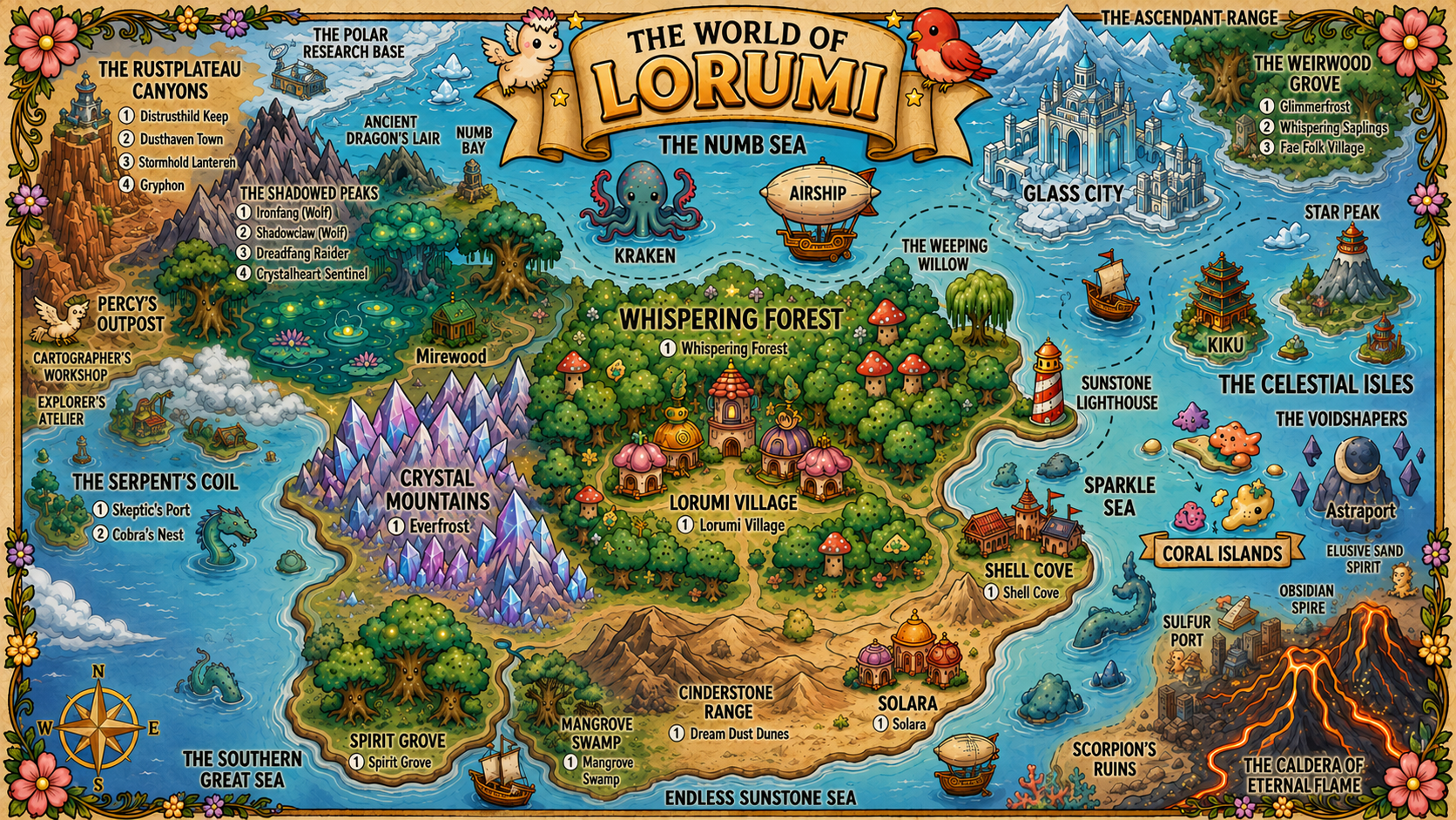 Map of Lorumi